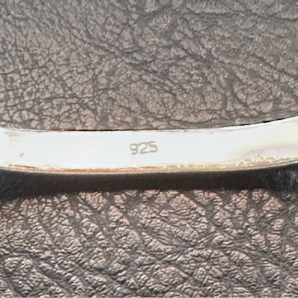 Vintage Sterling Silver Heavy Solid 925 Square Bracelet | Modern Unisex | 31g - Picture 5 of 9